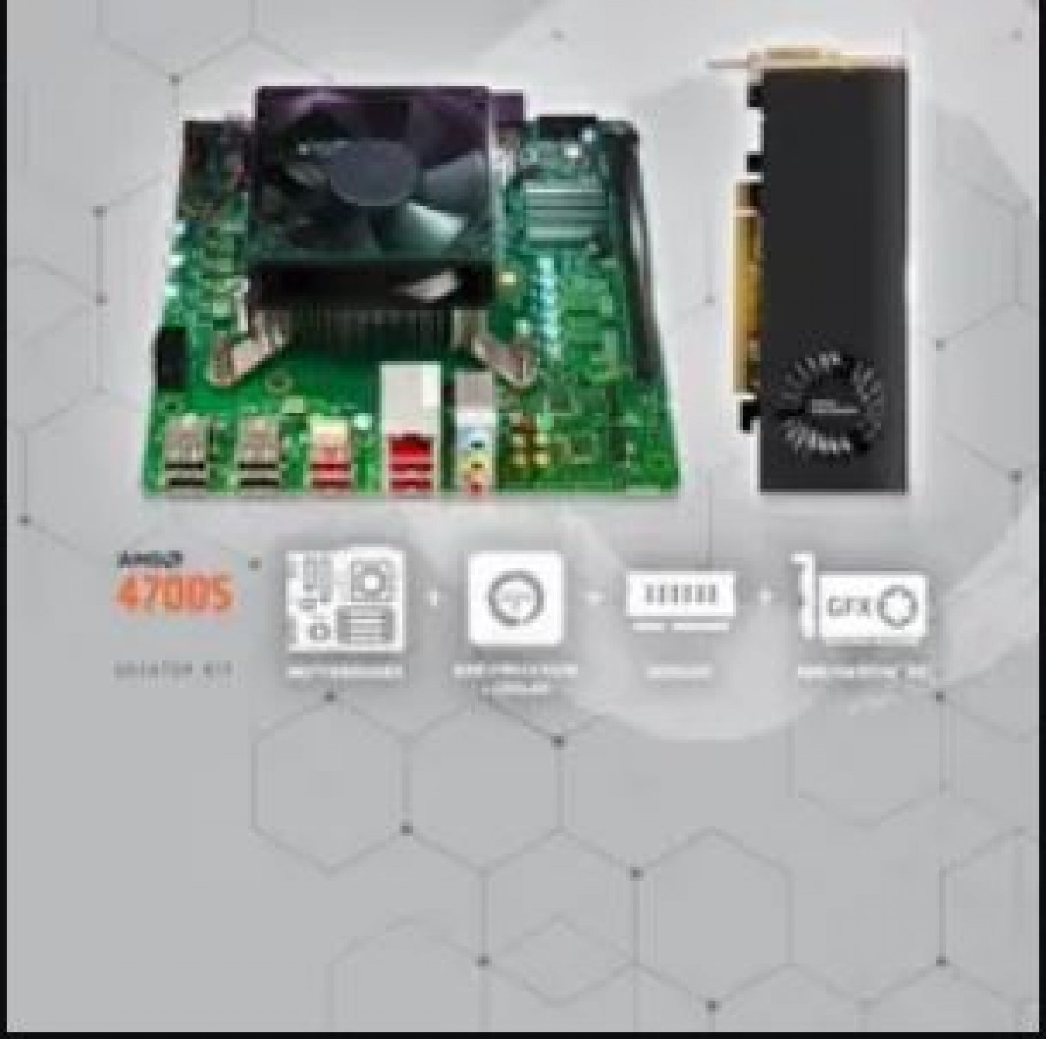 AMD ANAKART AM4 MATX 4700S 8-CORE DESKTOP KIT WITH 16GB 100-900000005 K0DM