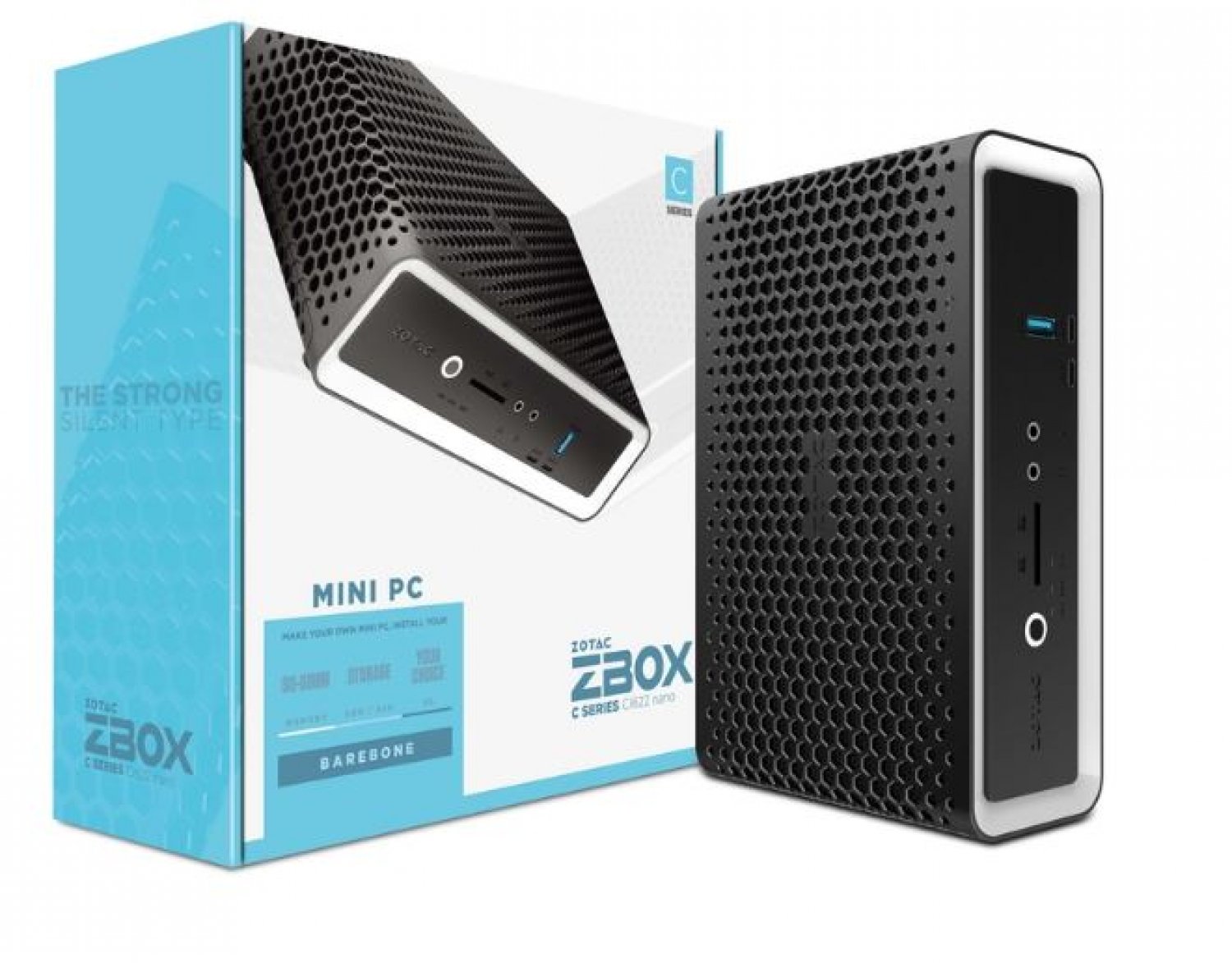 ZOTAC BAREBONE PC NANO INTEL İ3 ZBOX-CI622NANO-BE B2VY