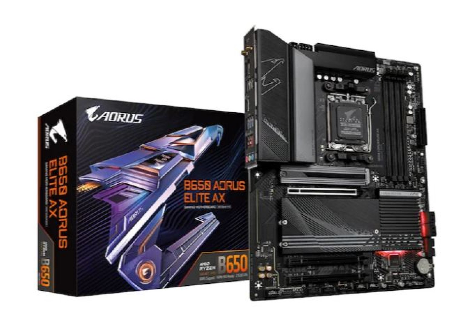 Gigabyte B650 Aorus Elite AX AMD B650 6666 MHz (OC) DDR5 Soket AM5 ATX Anakart OJ03